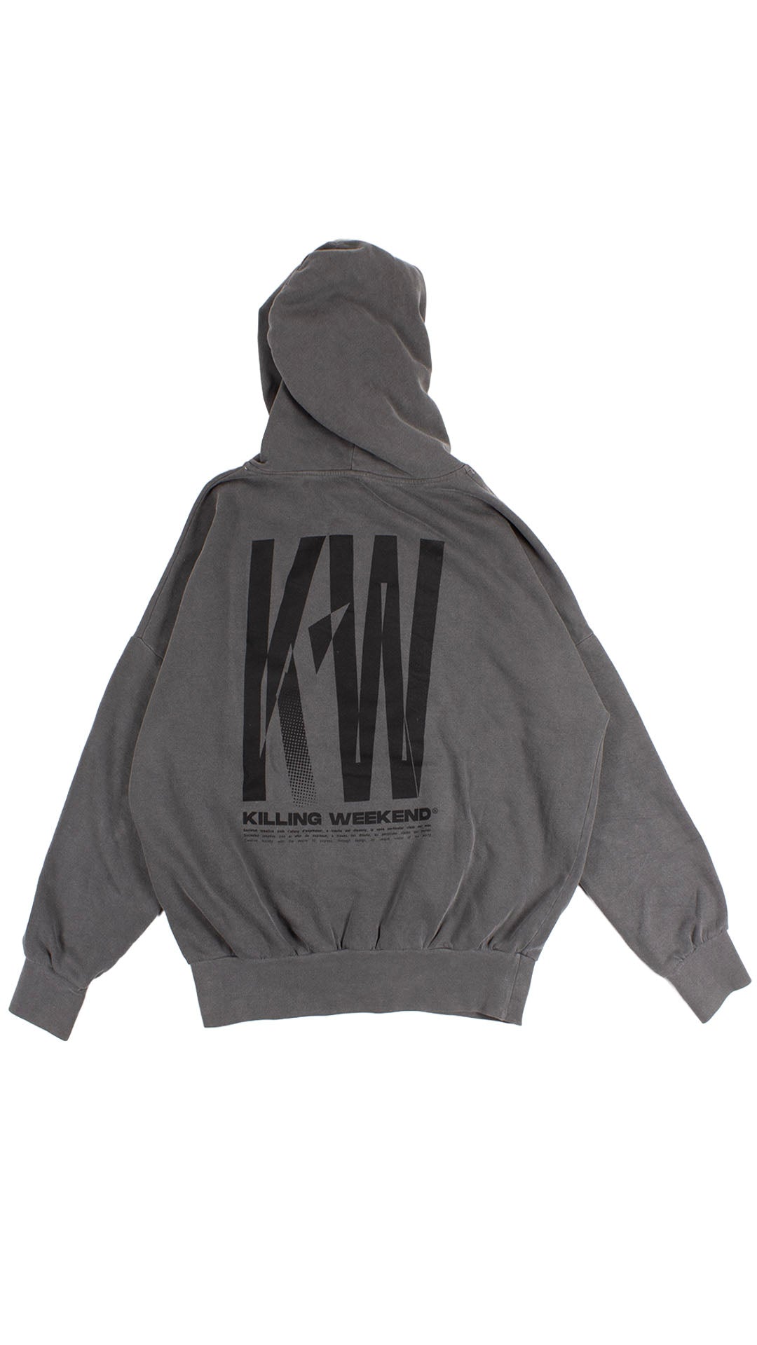 SUDADERA CON CAPUCHA ANTRACITA