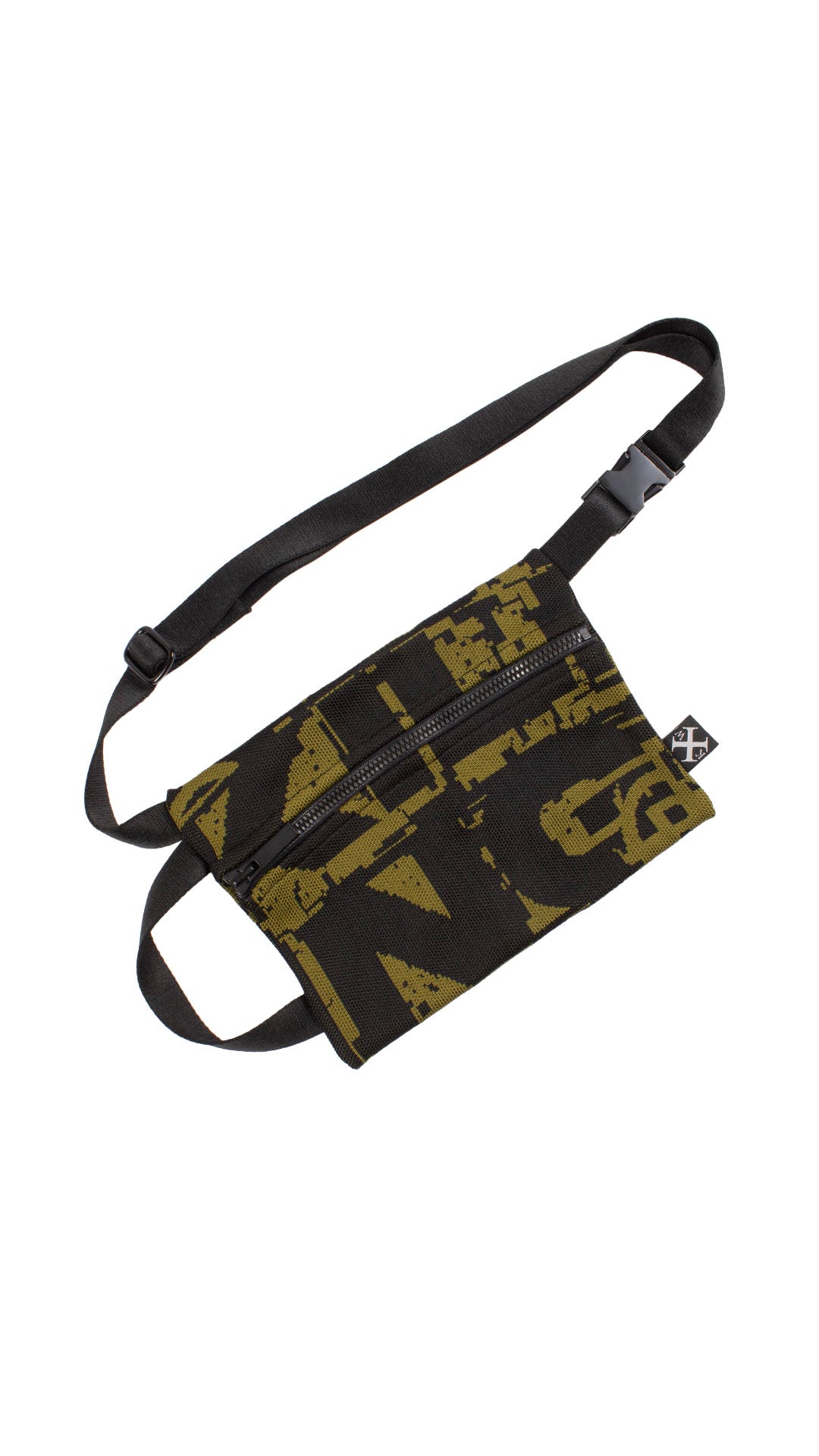 RIÑONERA TEJIDO KNIT VERDE