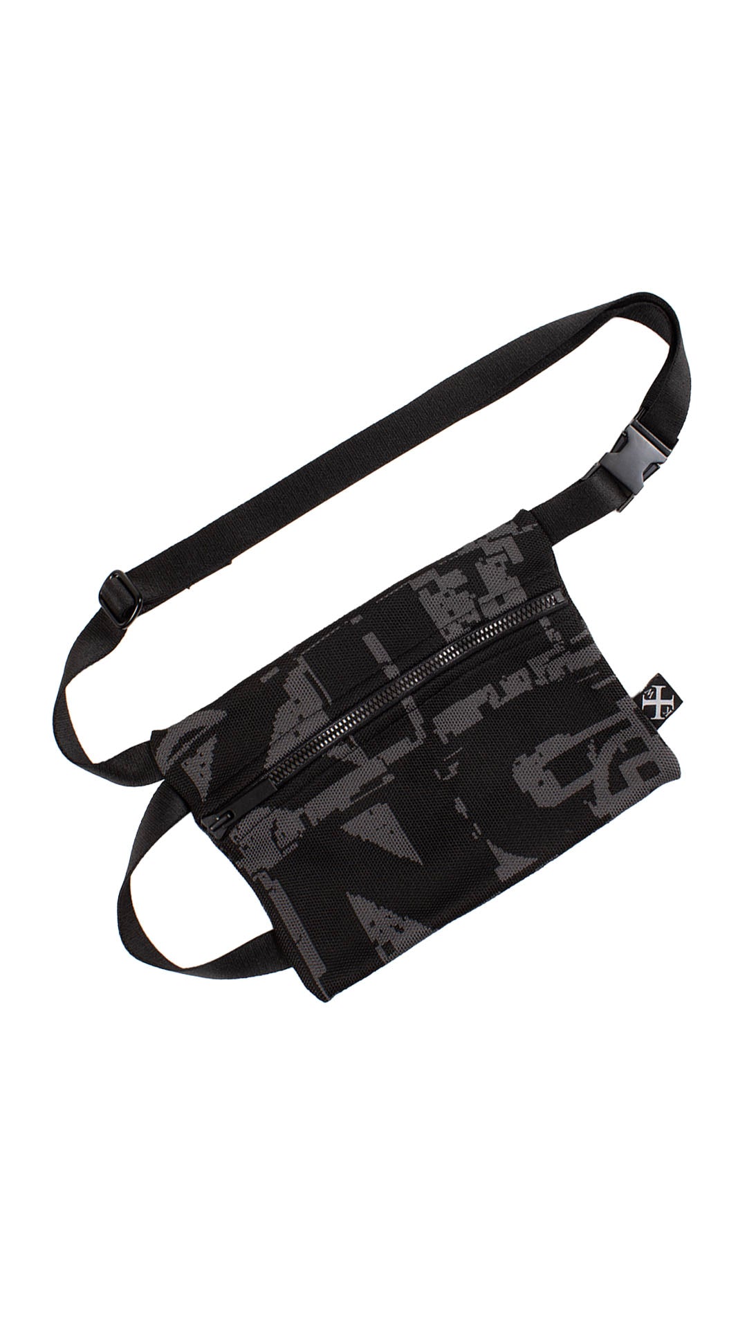 RIÑONERA TEJIDO KNIT GRIS