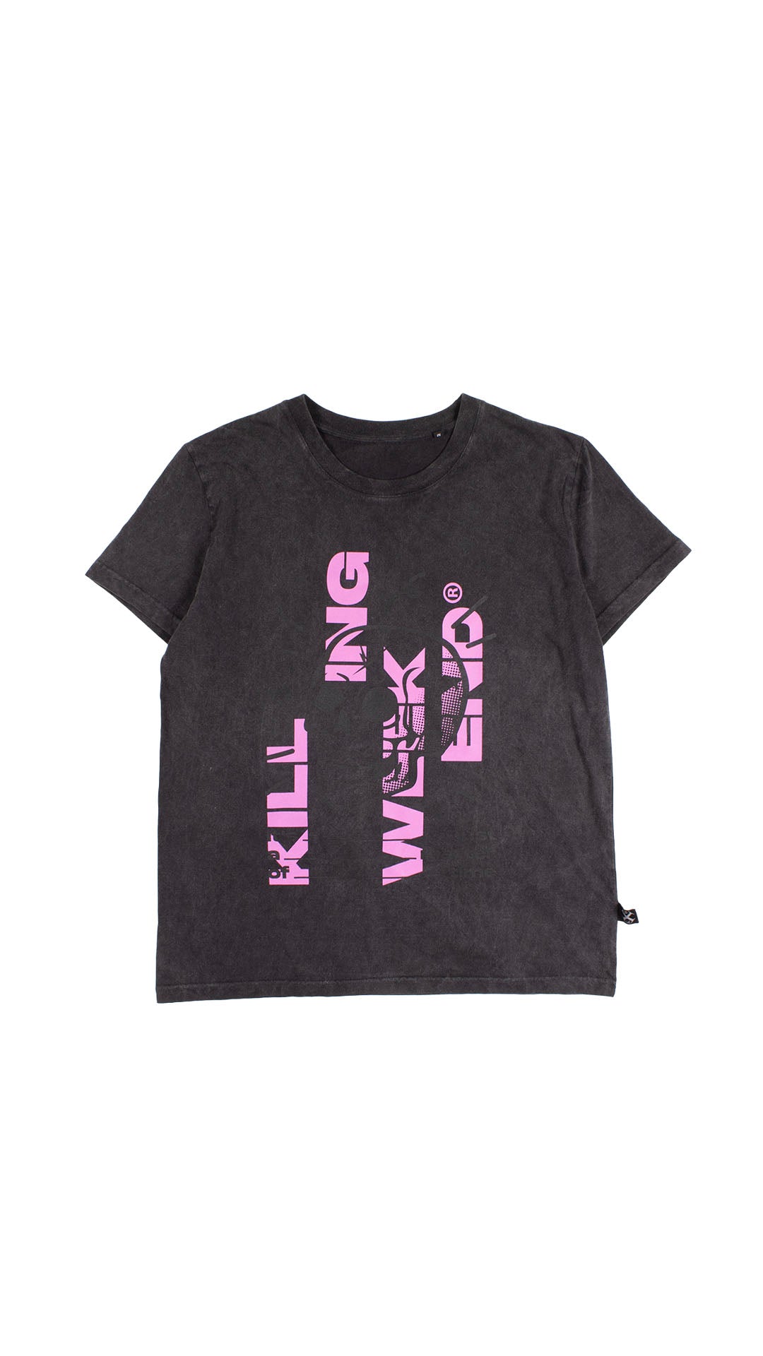 CAMISETA TALLA MANGA CORTA ACID WASH