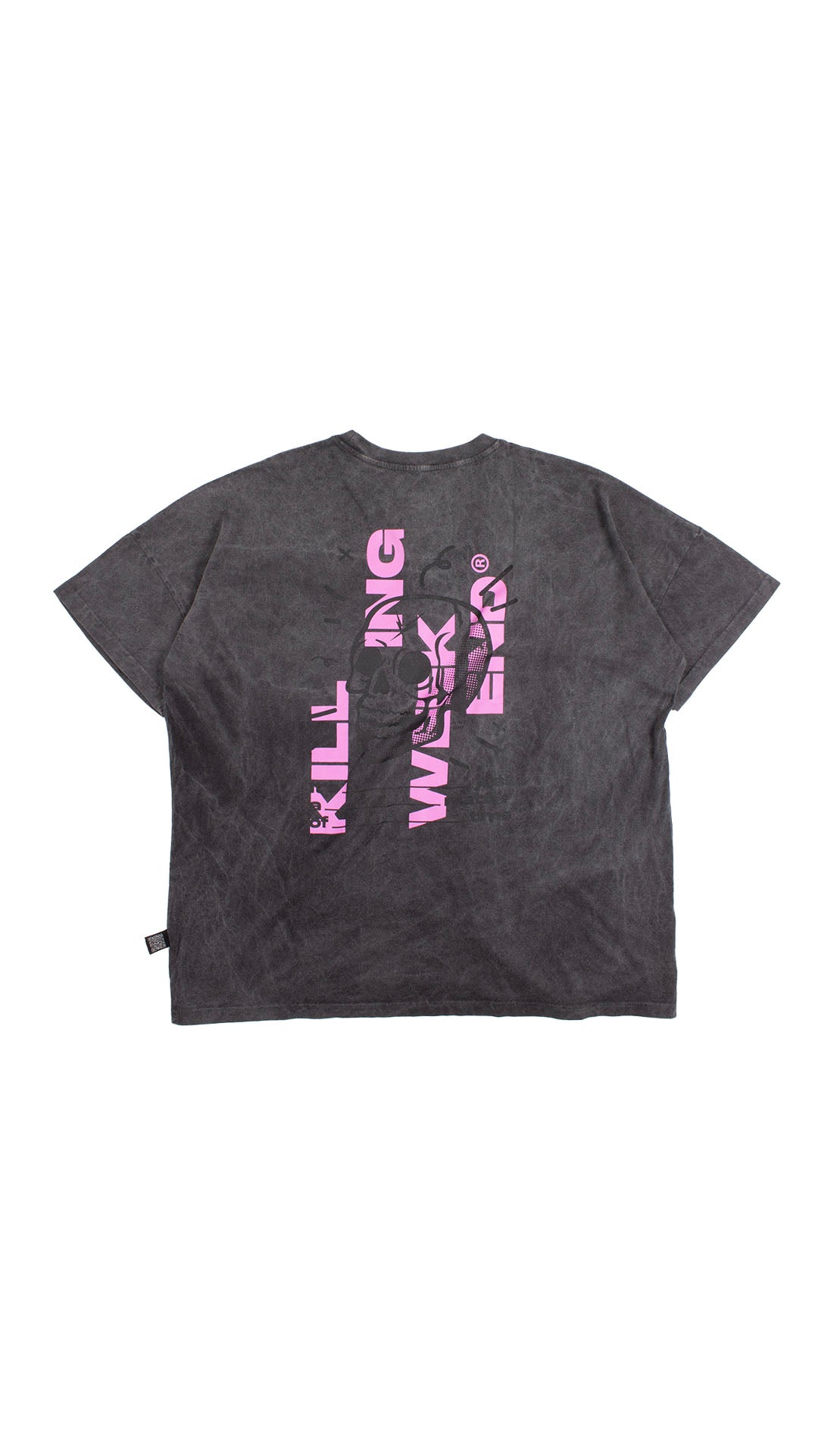CAMISETA OVERSIZE MANGA CORTA ACID WASH