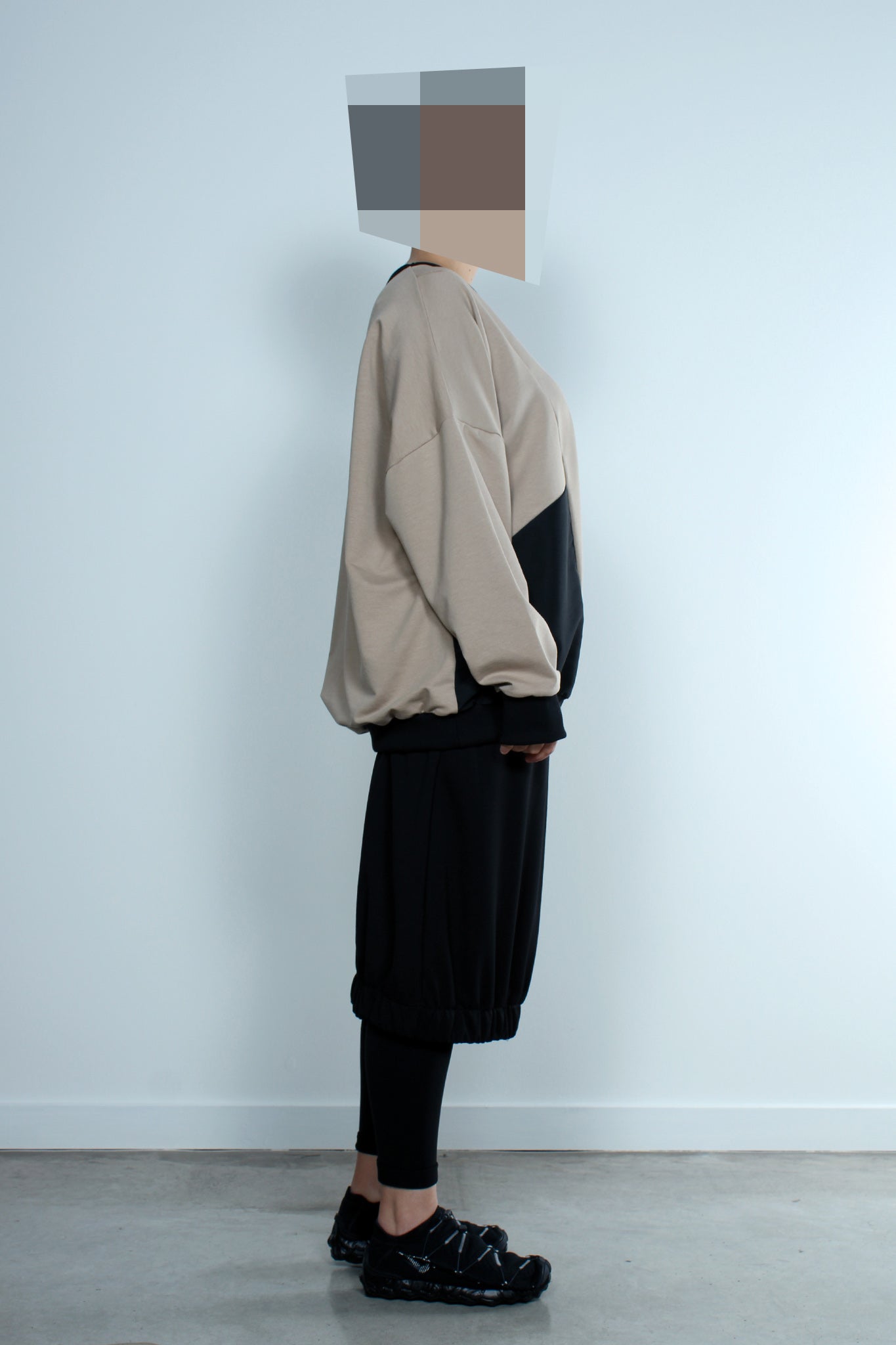 SUDADERA OVERSIZE CAMEL